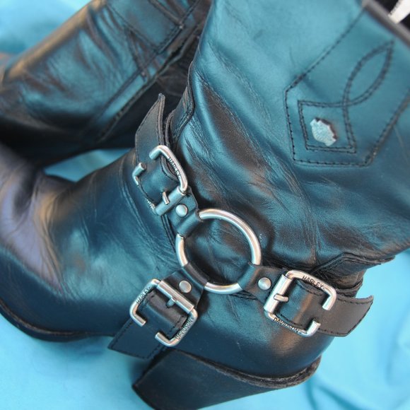 EUC Harley- Davidson Boots - Picture 4 of 5